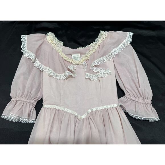 Vtg Gunne Sax Jessica McClintock Romantic Renaissance Bridesmaid Dress Sz 3 - Picture 13 of 13